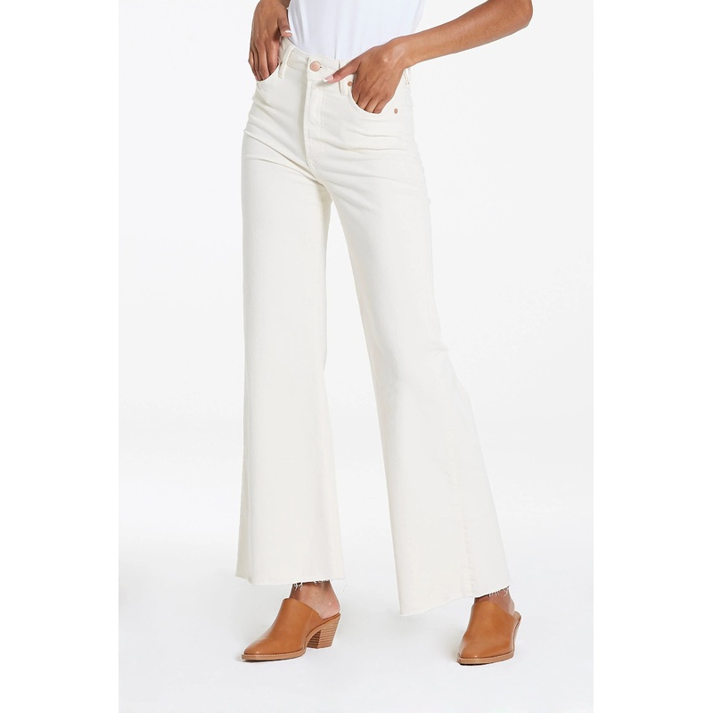 Dear John Fiona Wide Leg Jean in Wheat