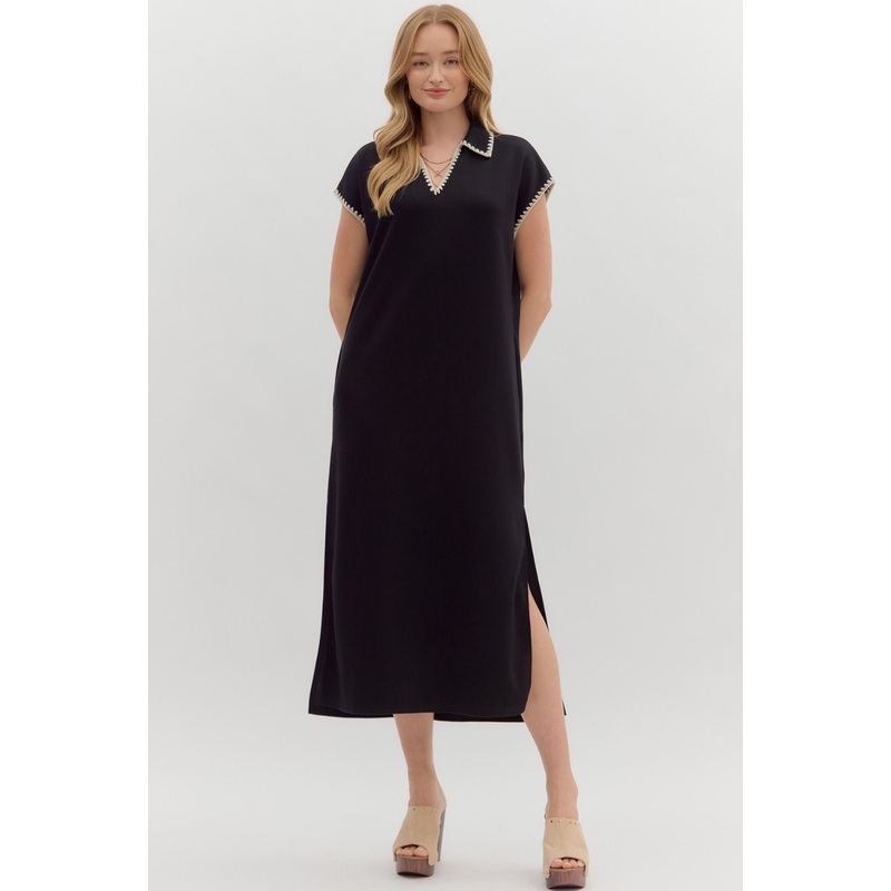 Give You Love Black Dress|S|M|L