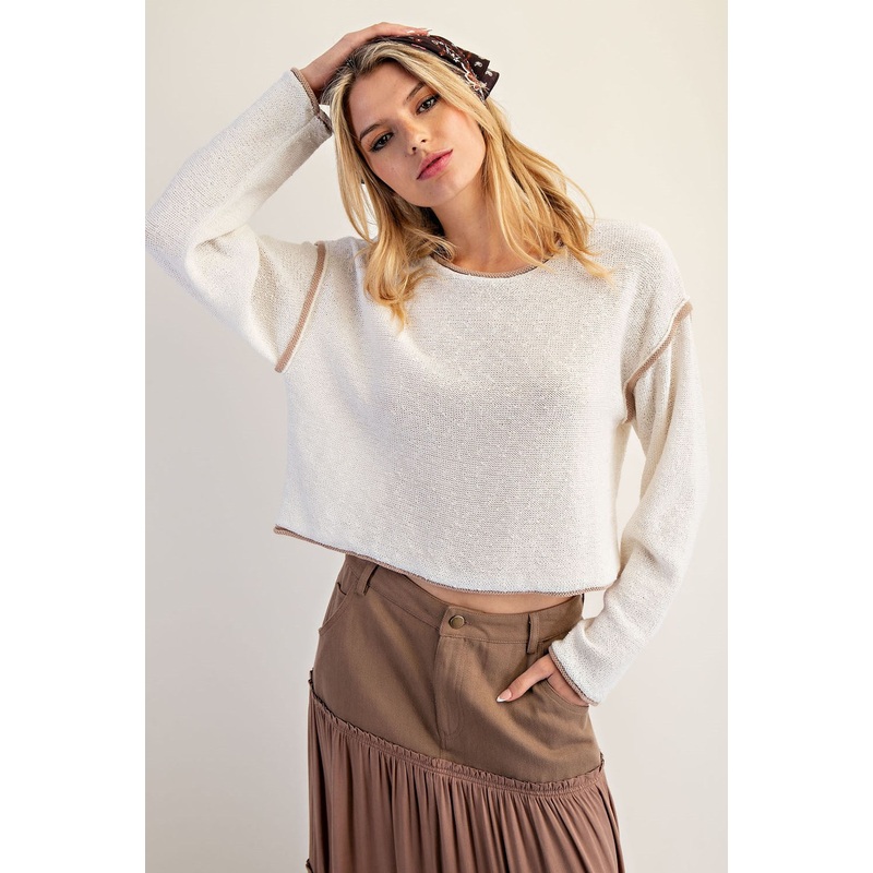 More To Love Sweater in Oatmeal