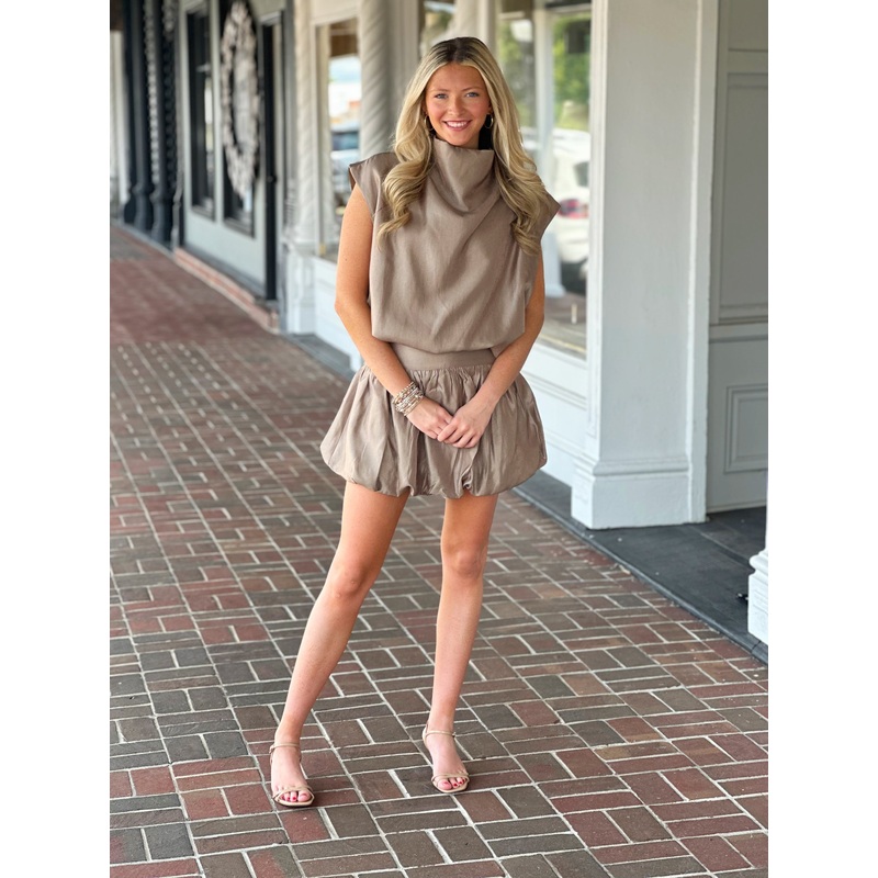 Shine All The Way Mocha Skirt|S|M|L