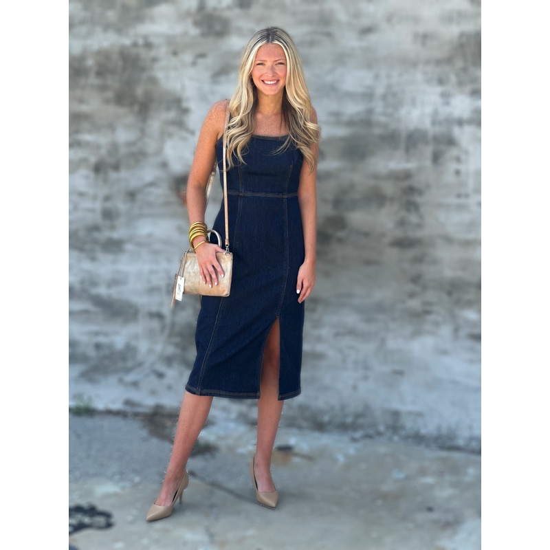 Steve Madden Giselle Dress in Denim