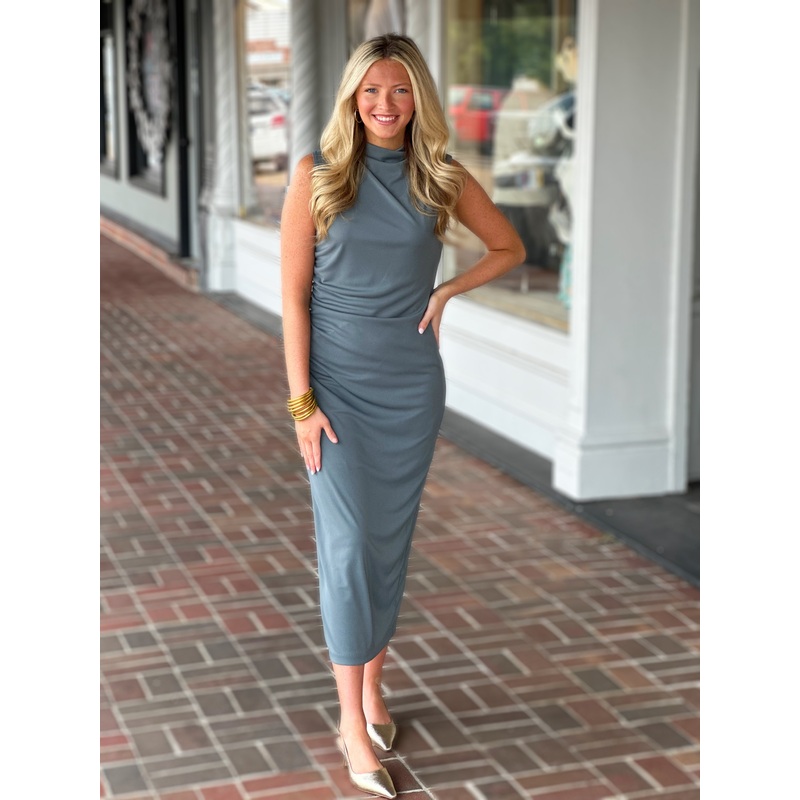 Steve Madden Mo Dress in Cloud Grey