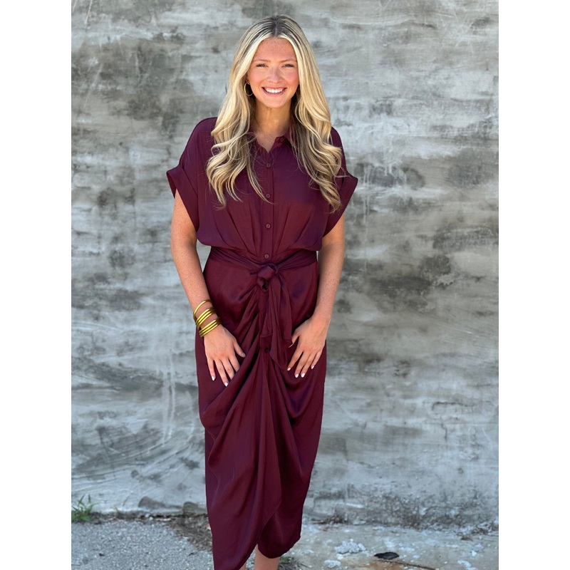 Steve Madden Tori Dress in Wine