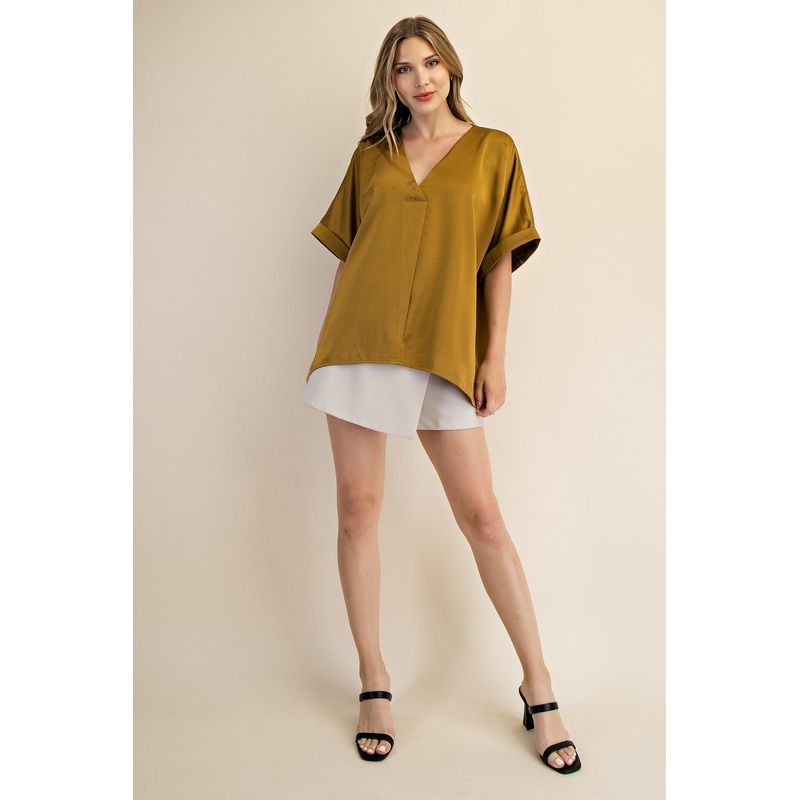 Take Me Places Top in Mustard|S|M|L