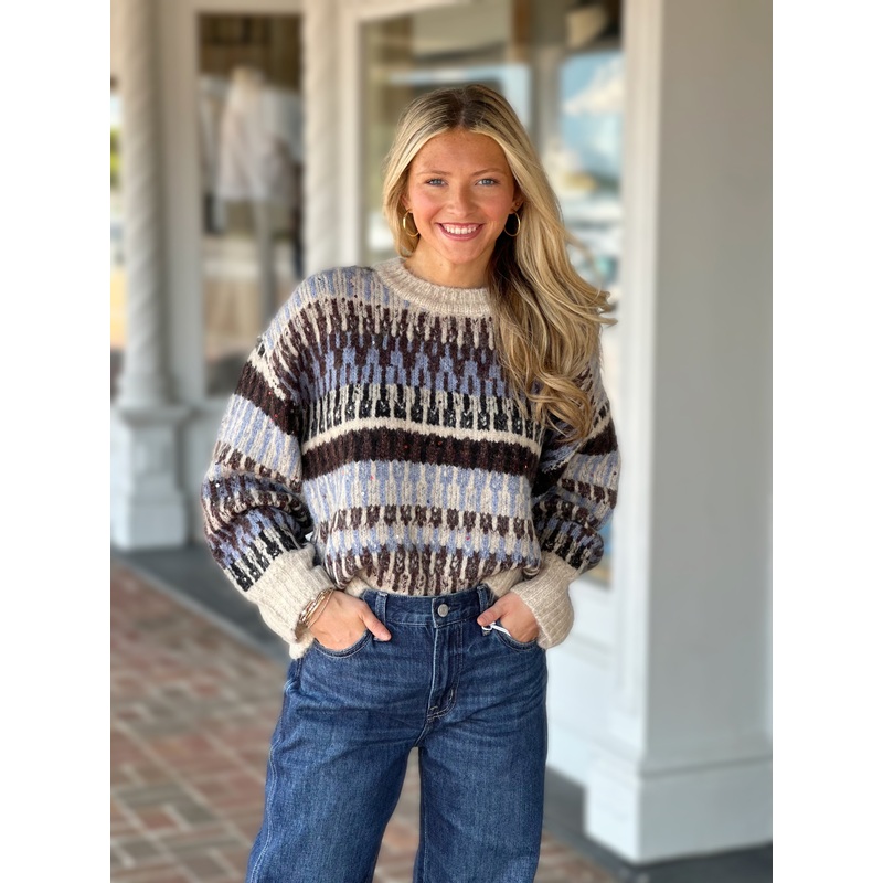 French Dressing Jacquard Apres Ski Sweater