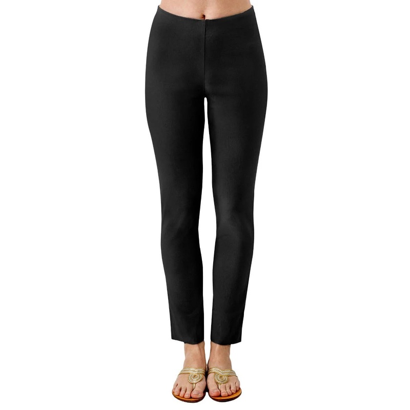 Gretchen Scott GripeLess Pull On Pant in Solid Black