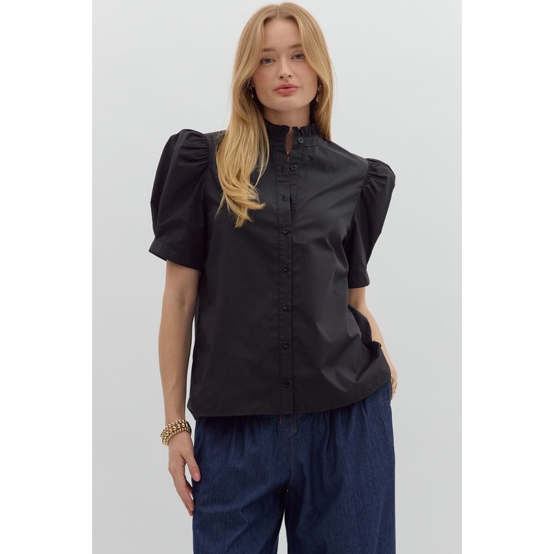 Whatever Happens Top in Black|S|M|L