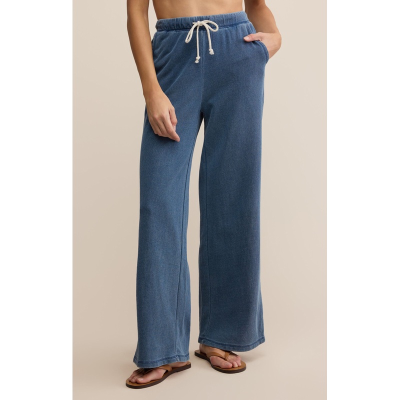 Z Supply Hunter Knit Denim Pant in Vintage Indigo