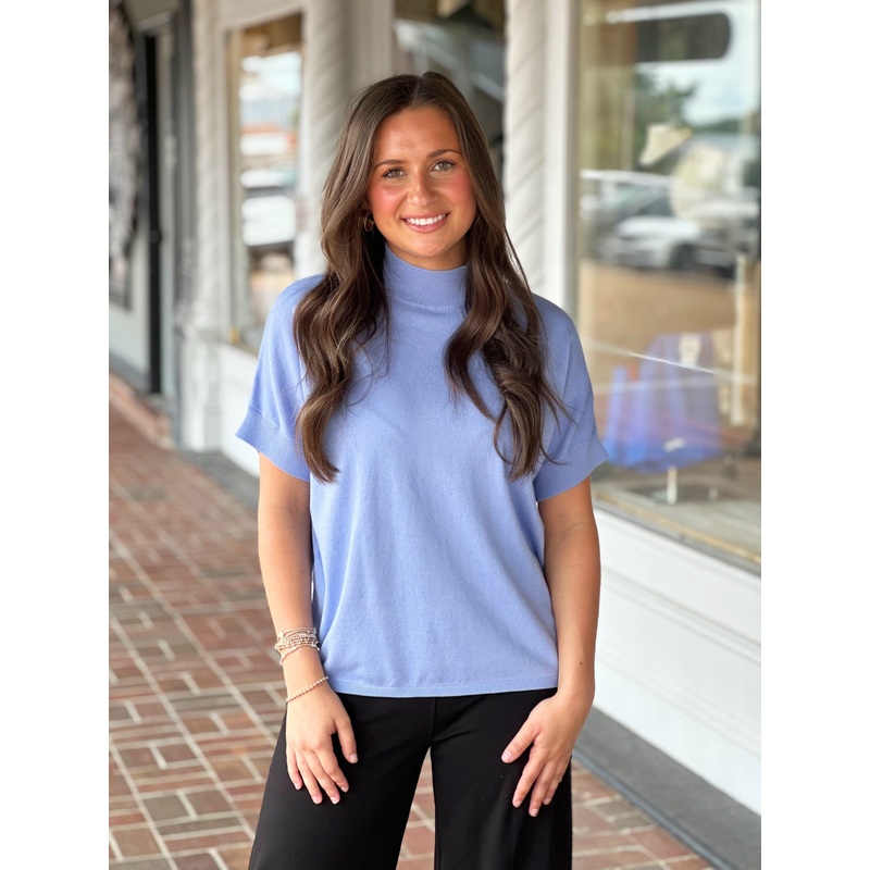 Elliott Lauren Short Sleeve Iris Sweater