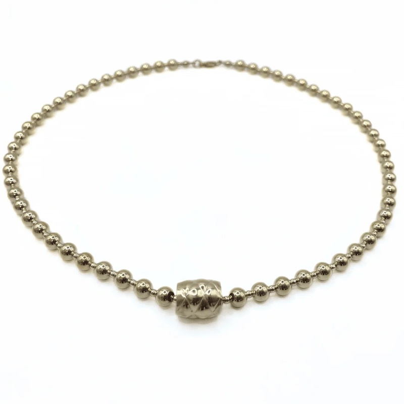 Erin Gray 5mm+2mm 14k Gold-Filled Waterproof Dimension Barrel Necklace