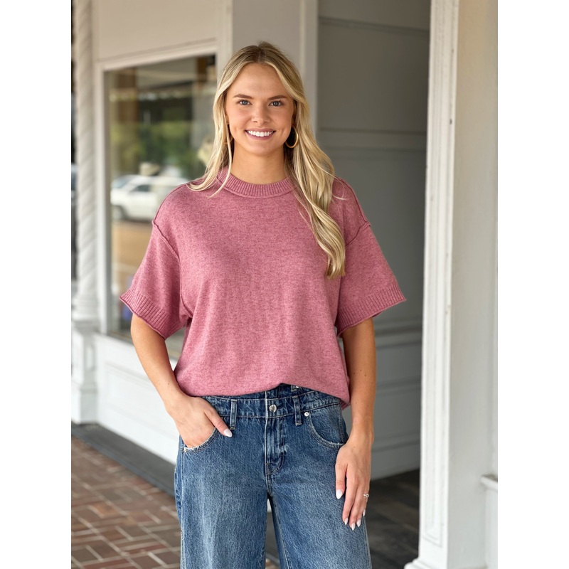 Good For Me Sweater in Mauve|S|M|L