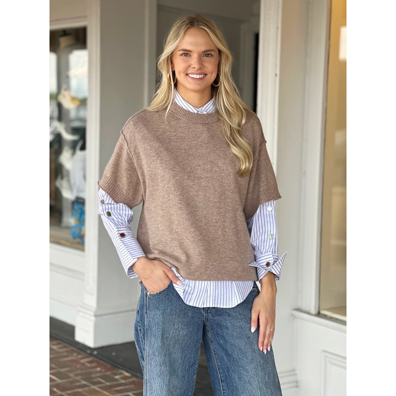 Good For Me Sweater in Mocha|S|M|L