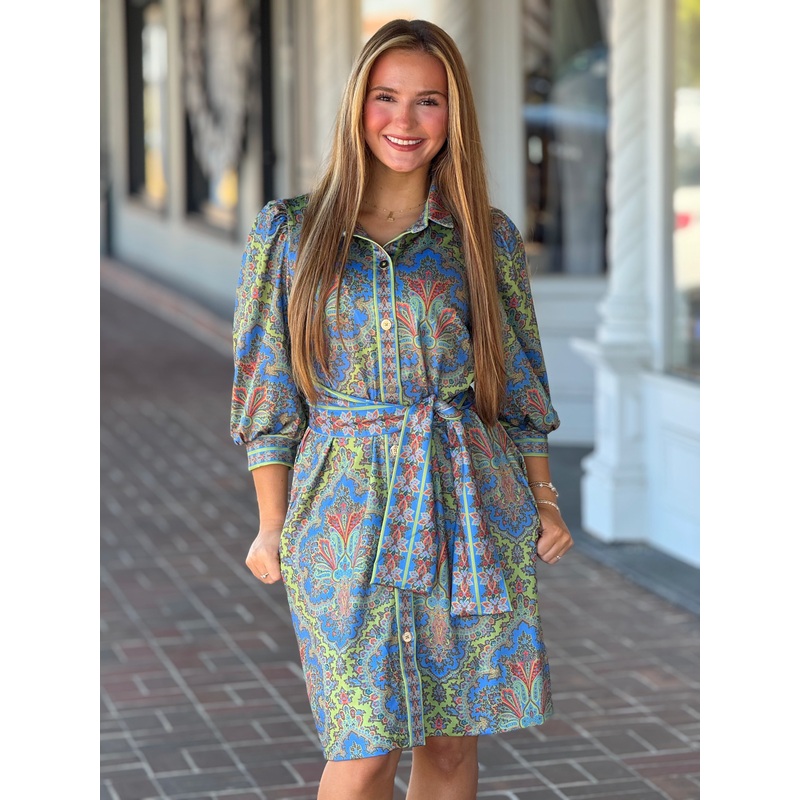 Gretchen Scott Swagger Dress in Passion Paisley