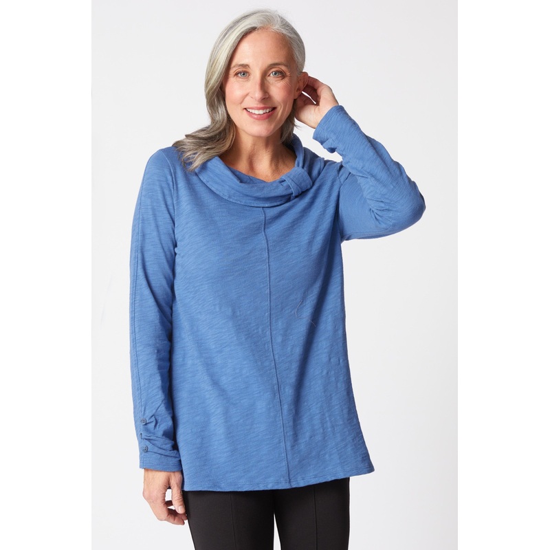 Habitat Cotton Pebble Cowl Tunic in Oxford