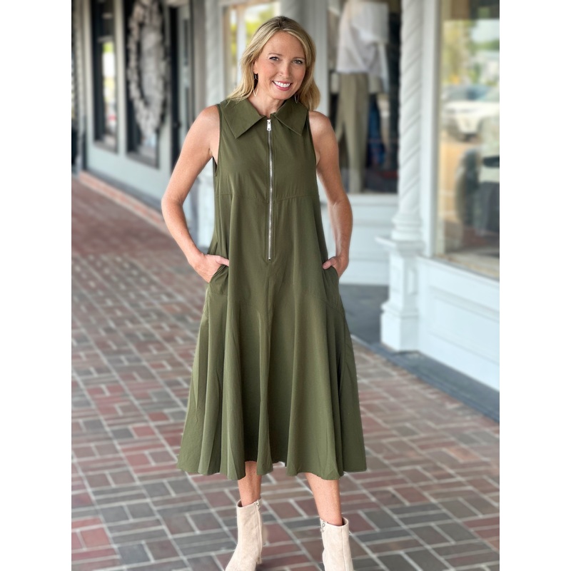 Judd Dress in Olive|S|M|L|XL