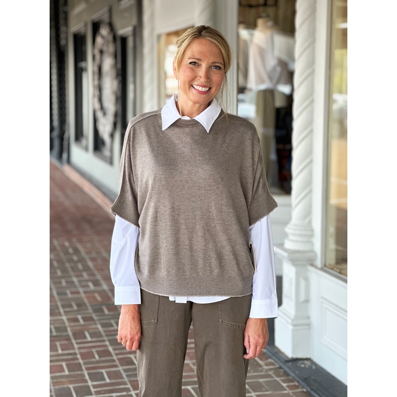 Kerisma Fawn Mock Top in Brown