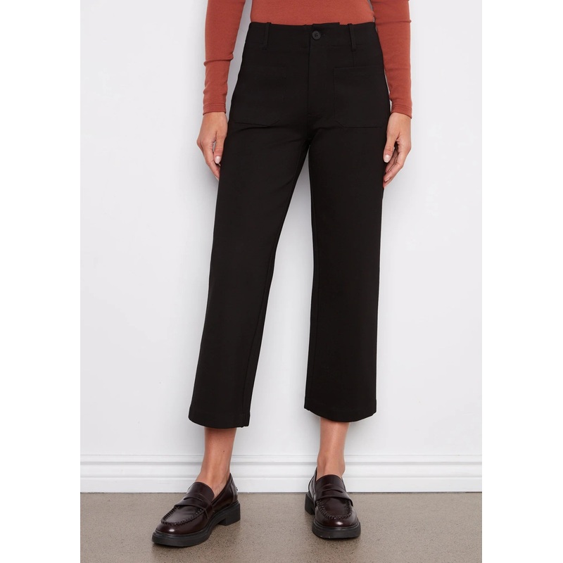 Charlie B Wide Leg Pants in Black
