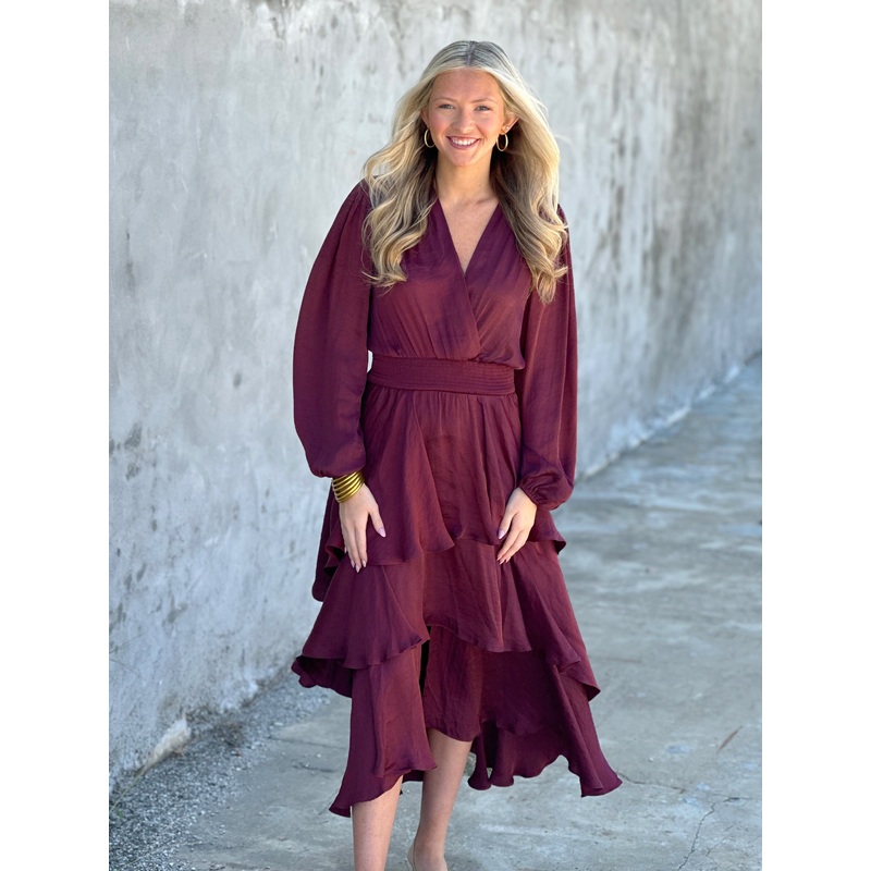 Steve Madden Bei Dress in Wine
