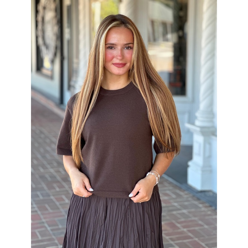 Steve Madden Kori Sweater in Dark Espresso