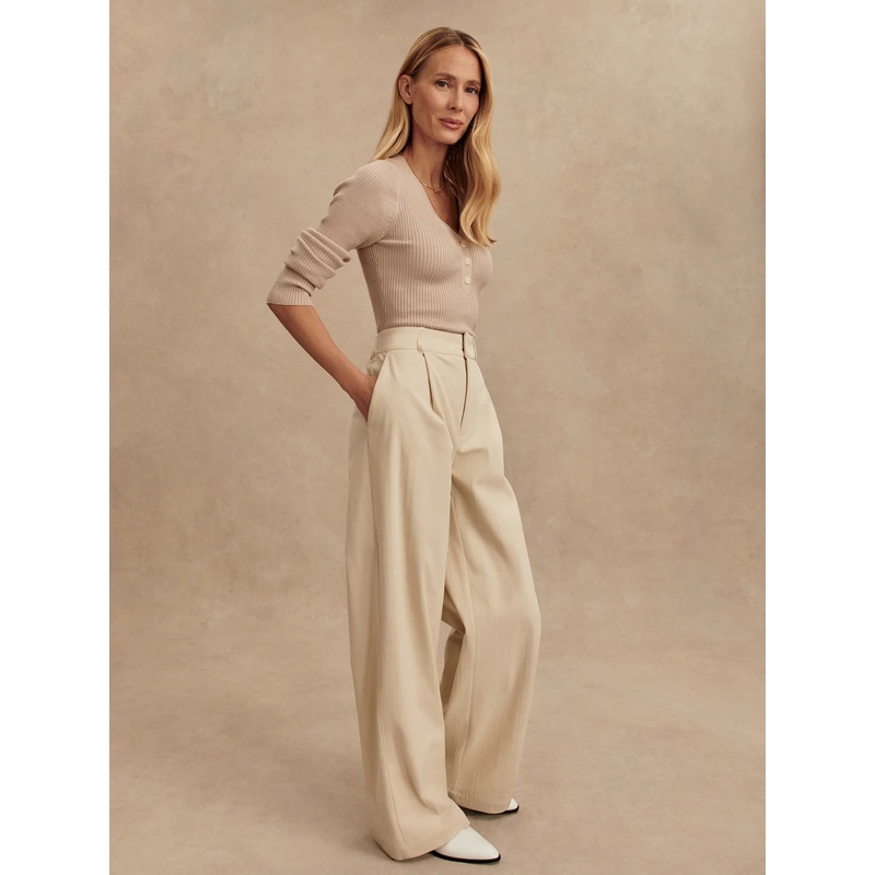 Varley Rocio Wide-Leg 29.5 in Birch