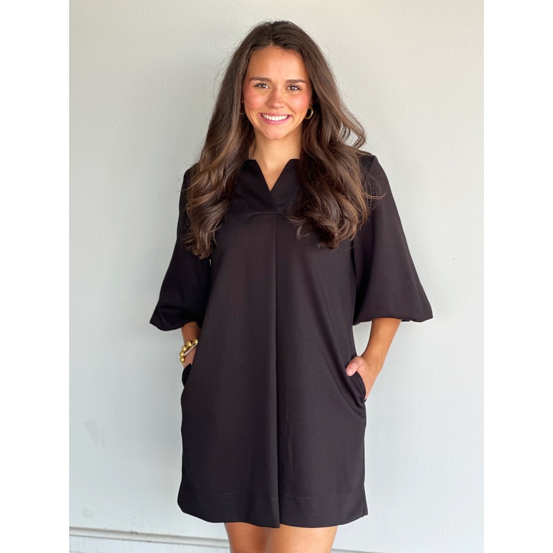Always On Time Black Dress|S|M|L