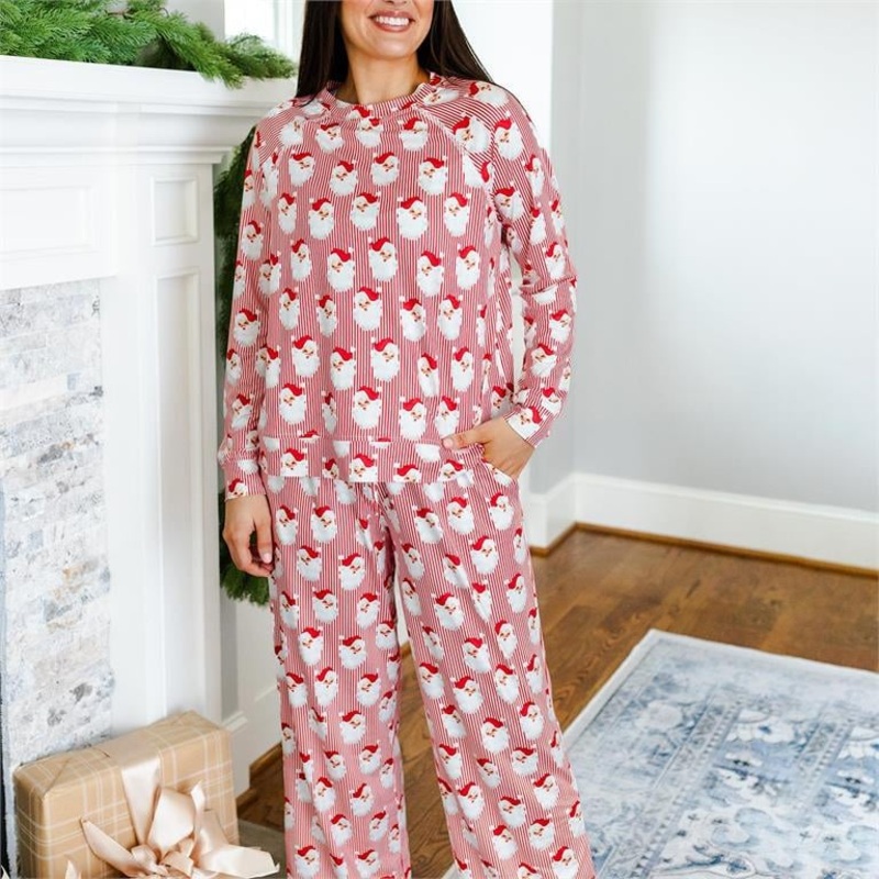 Annie Red Santa Baby Pajama Set