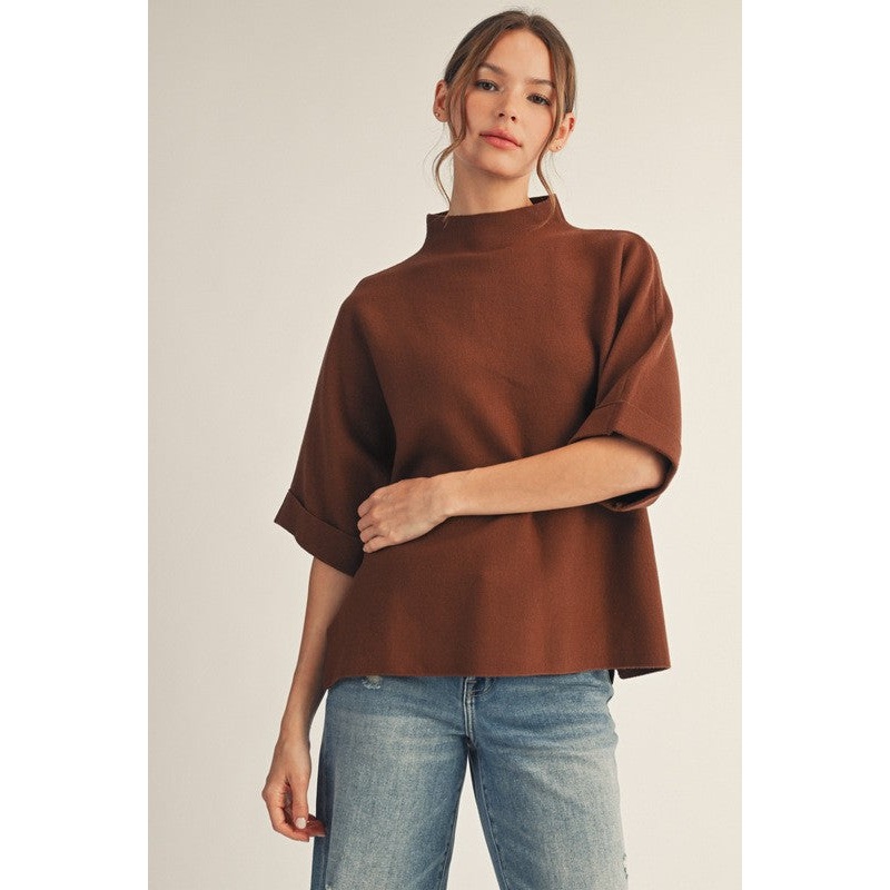 Better Than Basic Sweater in Brown