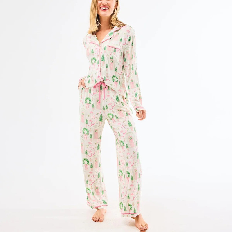Charlotte Home For Christmas Pajama Set