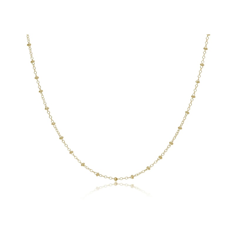 enewton 17choker simplicity chain gold – classic 2mm gold