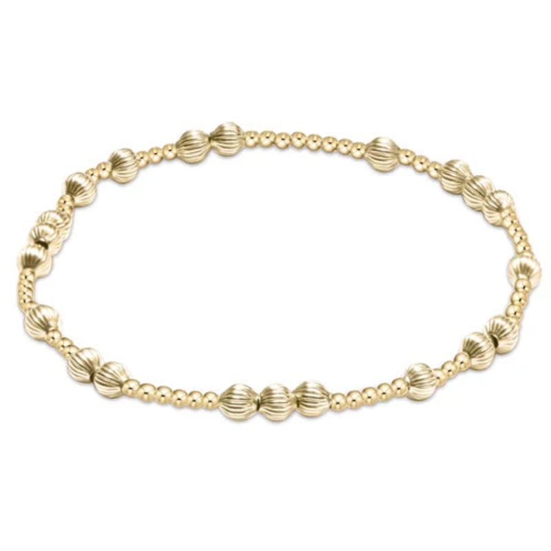 Enewton – Hope Unwritten Dignity 4mm Bead Bracelet – Gold