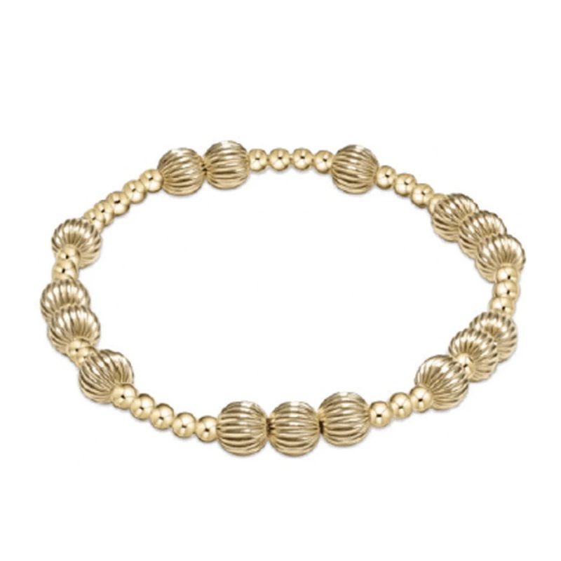 Enewton – Hope Unwritten Dignity 6mm Bead Bracelet – Gold