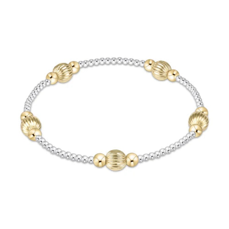 Enewton – Purpose Dignity Pearl 6mm Bead Bracelet – Mixed Metal