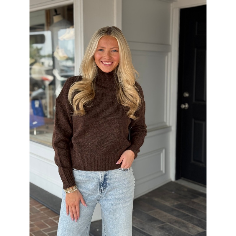 Louis Long Sleeve Mock Neck Pullover