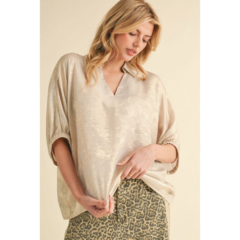 Never Let You Down Pearl Top|S|M|L