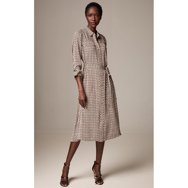 Nic + Zoe Abstract Dot Juni Dress in Neutral