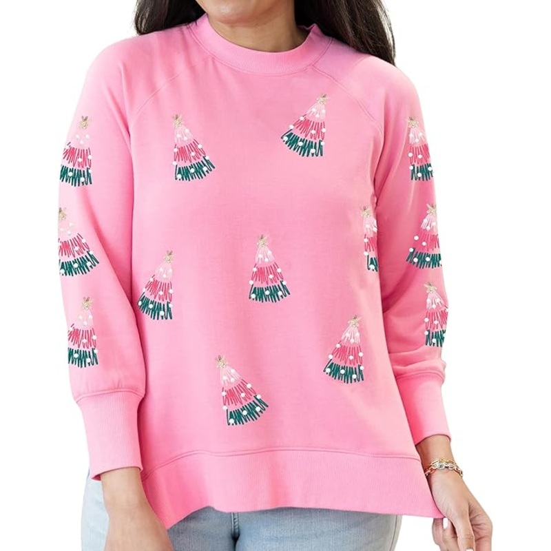 Oh My Christmas Tree Pink Sweatshirt