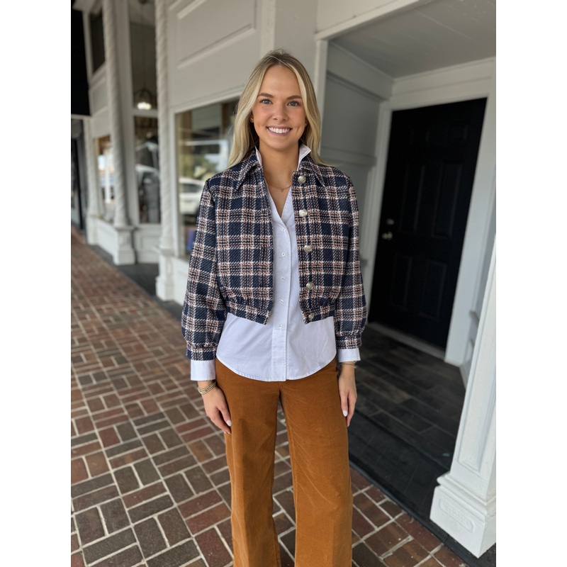 Tyler Boe Harper Kensington Plaid Jacket