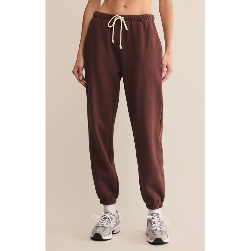 Z Supply Stadium Cotton Jogger in Sandalwood
