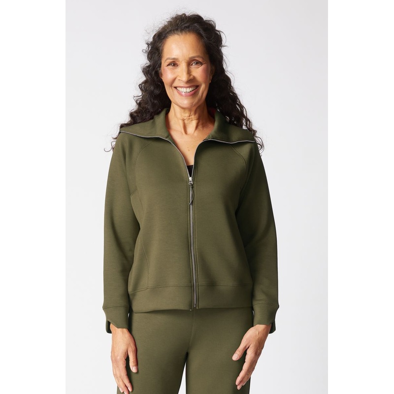 Habitat Passport Knit Roam Jacket in Forest Green