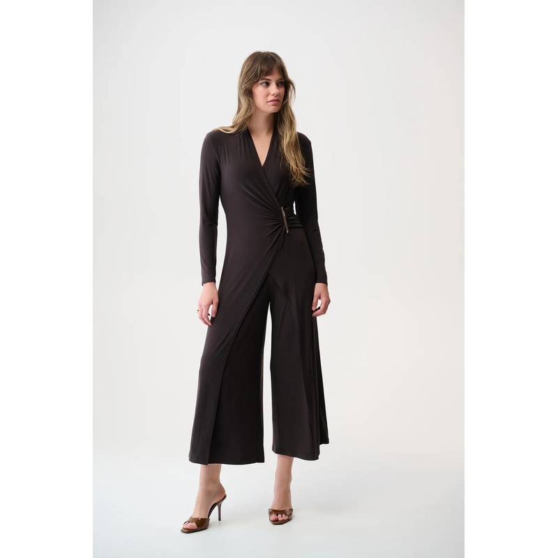 Joseph Ribkoff Formal Mocha Jumpsuit