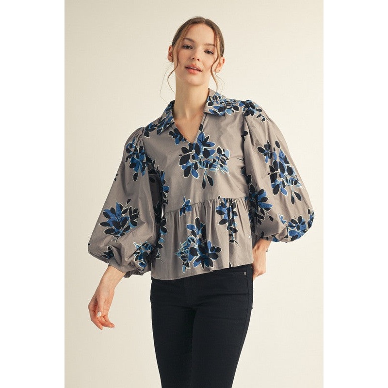 Peaceful Feelings Taupe Top|S|M|L