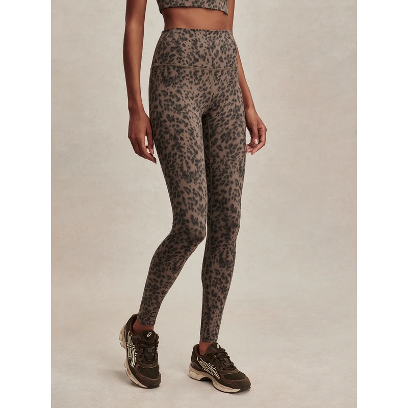 Varley FreeSoft High-Rise Legging 25 in Brown Contrast Cheetah