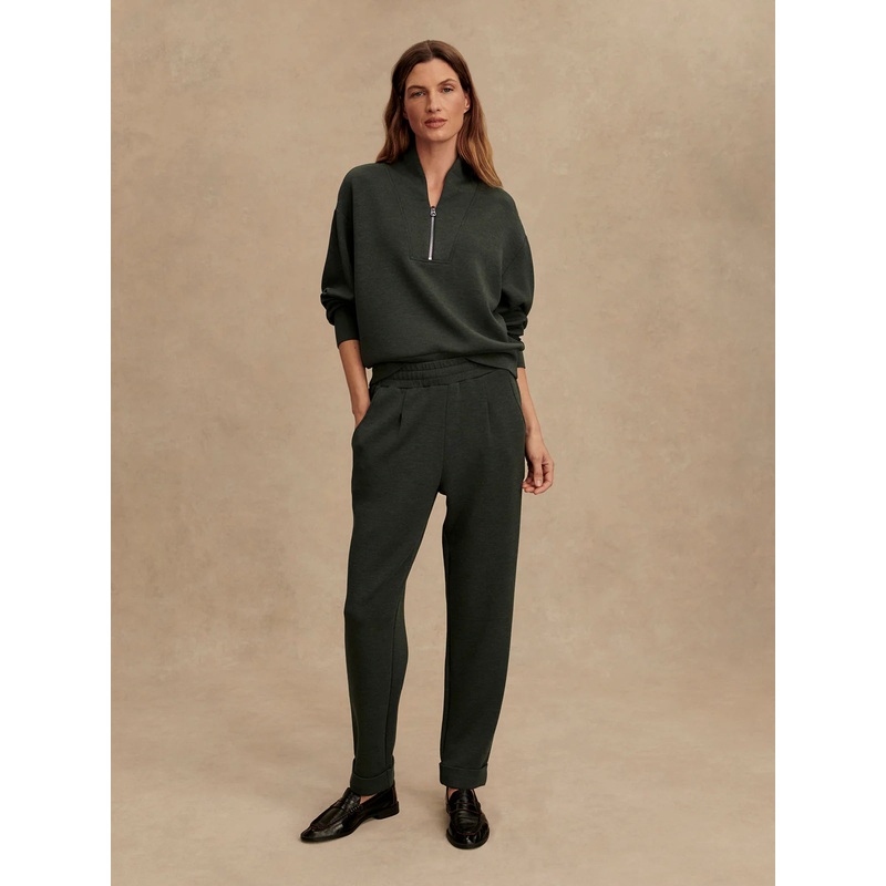 Varley The Rolled Cuff Pant 25 in Olive Marl