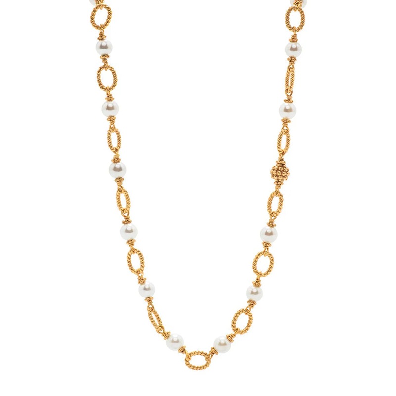 Capucine De Wolf Berry & Bead Chain, 24” – Pearl