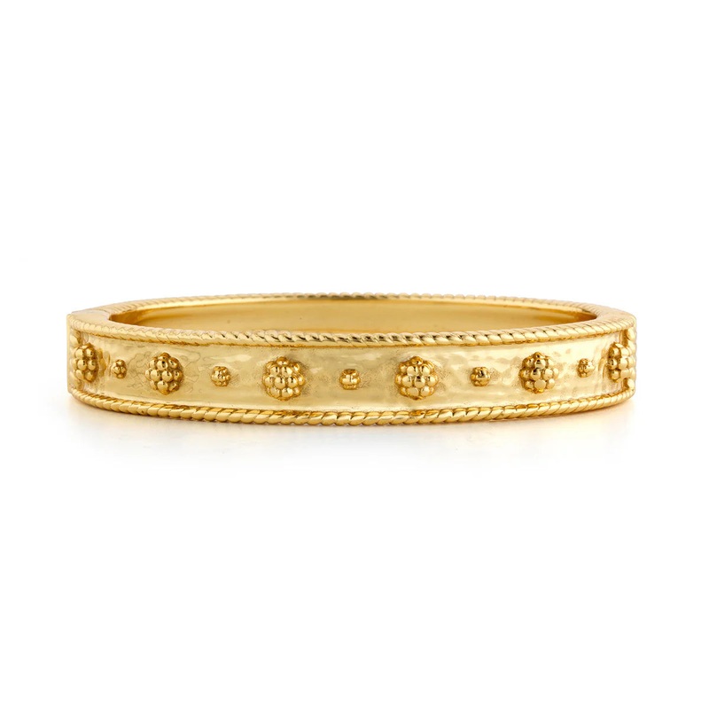 Capucine De Wolf Berry Classic Hinged Bangle – Gold