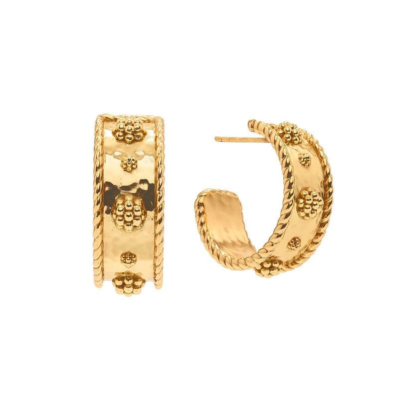 Capucine De Wolf Berry Classic Small Hoop Earrings – Gold