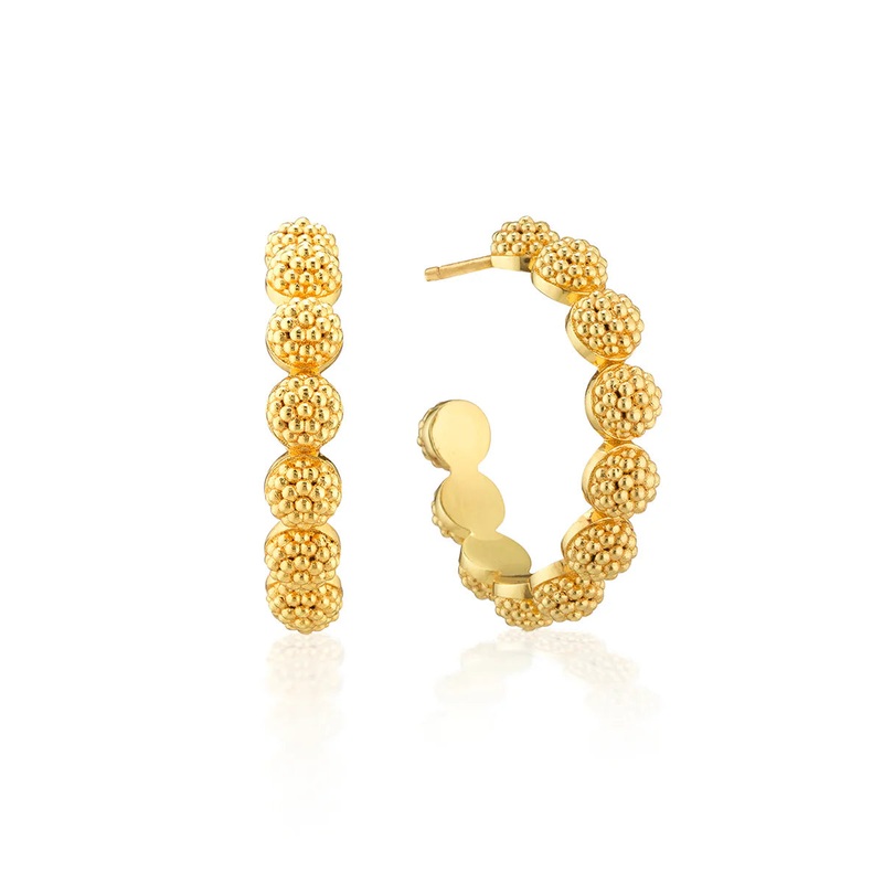 Capucine De Wolf Berry Icon Small Hoop Earrings – Gold
