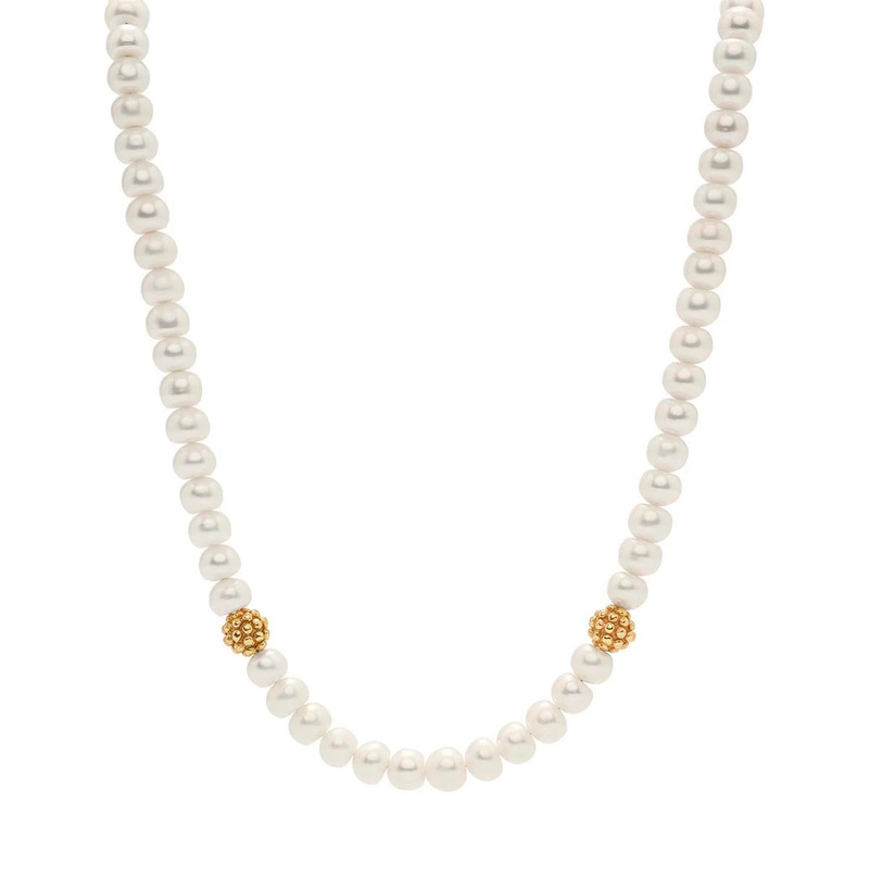Capucine De Wolf Berry Single Strand Necklace, 16+2” – Pearl