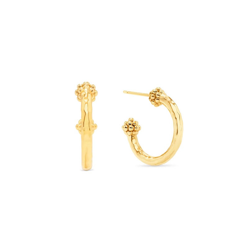 Capucine De Wolf Berry Slice Small Hoop Earrings – Gold