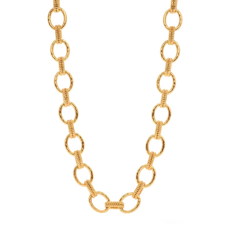 Capucine De Wolf Cleopatra Regal Link Necklace, 16+2 – Gold